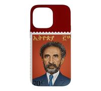 Carcasa para iPhone 14 Pro MAX Haile Selassie Vintage Stamp Ethiopian Emperor Rastafari