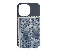 Carcasa para iPhone 14 Pro MAX Haile Selassie Vintage Stamp Ethiopian Emperor Rastafari