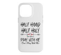 Carcasa para iPhone 14 Pro MAX Half Hood Half Holy, eso Significa Que Reza Conmigo, no juegues a Arrow