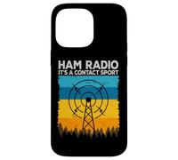 Carcasa para iPhone 14 Pro MAX Ham Radio It's A Contact Sport Continuous Wave Amateur Radio