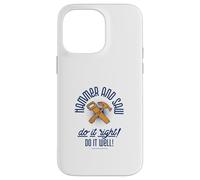 Carcasa para iPhone 14 Pro MAX Hammer & Saw Do It Right Do It Well (Funny Handyman Diching)