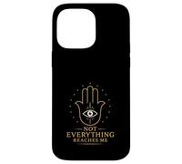 Carcasa para iPhone 14 Pro MAX Hamsa Hand Evil Eye Protección Símbolo Equilibrio Espiritual