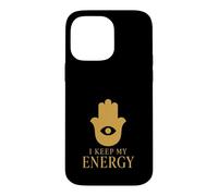 Carcasa para iPhone 14 Pro MAX Hamsa Hand Evil Eye Protección Símbolo Equilibrio Espiritual