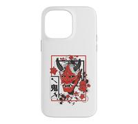 Carcasa para iPhone 14 Pro MAX Harajuku Japanese Aesthetic Red Oni Demon Mask