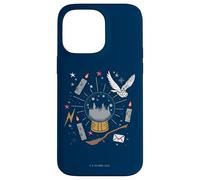 Carcasa para iPhone 14 Pro MAX Harry Potter Hogwarts Holiday Snowglobe Hedwig Christmas