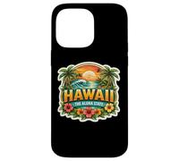 Carcasa para iPhone 14 Pro MAX Hawái The Aloha State Souvenir Visitor Memorabilia Hawaiian