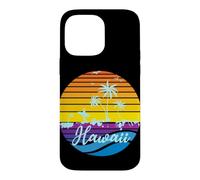 Carcasa para iPhone 14 Pro MAX Hawaii Vintage Sunset Surfer Souvenir