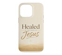 Carcasa para iPhone 14 Pro MAX Healed in The Name of Jesus - Cross at Sunrise