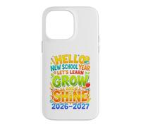 Carcasa para iPhone 14 Pro MAX Hello New School Year Let's Learn Back to School