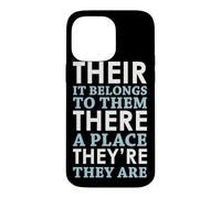 Carcasa para iPhone 14 Pro MAX Her There Are - Inglés Gramática