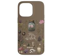 Carcasa para iPhone 14 Pro MAX His Witch Her Warlock Pareja de brujería Magia Oculta