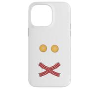 Carcasa para iPhone 14 Pro MAX Huevos fritos, Bacon Skull Desayuno Brunch Comida Niños Hombres Mujeres