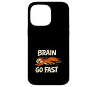 Carcasa para iPhone 14 Pro MAX Humor Divertido Ardilla caótica energía hiperactiva Animal TDAH