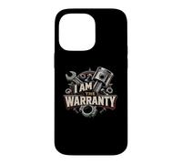 Carcasa para iPhone 14 Pro MAX I Am The Warranty Mecánico Funny Race Car Parts Repair Guy