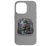 Carcasa para iPhone 14 Pro MAX I Bury Things Frog Gardener Dark Humor Shovel
