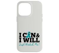 Carcasa para iPhone 14 Pro MAX I Can & I Will Beat Ovarian Cancer Warrior Just Watch Me