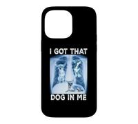 Carcasa para iPhone 14 Pro MAX I Got That Dog in Me Dog Xray Meme Funny Dog Chihuahua