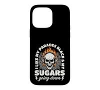Carcasa para iPhone 14 Pro MAX I Like My Parades Black and My Sugars Going Down EMO Goth