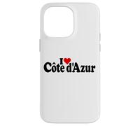 Carcasa para iPhone 14 Pro MAX I Love Heart Cote D'AZUR LA Riviera Francesa Niza MÓNACO