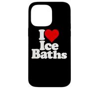 Carcasa para iPhone 14 Pro MAX I Love Heart Ice BAÑOS Cold TUBS