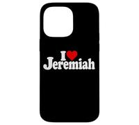 Carcasa para iPhone 14 Pro MAX I Love Heart Jeremiah Nombre EN UNA tee