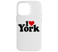 Carcasa para iPhone 14 Pro MAX I Love Heart York North Yorkshire Inglaterra