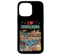 Carcasa para iPhone 14 Pro MAX I Love Heidelberg Alemania