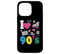 Carcasa para iPhone 14 Pro MAX I Love The 90s Slogan 90s-Themed Party Costume for Women