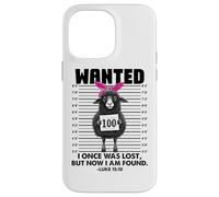 Carcasa para iPhone 14 Pro MAX I Once Was Lost But Now I Am Found Lucas 15:10 Fun Lost Sheep