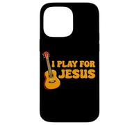 Carcasa para iPhone 14 Pro MAX I Play For Jesus Church Músico Niños Guitarra Religiosa