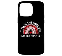 Carcasa para iPhone 14 Pro MAX I Teach The Sweetest Hearts Rainbow Teacher Valentine's Day