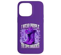 Carcasa para iPhone 14 Pro MAX I Wear Purple For Lupus Awareness