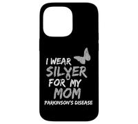 Carcasa para iPhone 14 Pro MAX I Wear Silver FOR MY MOM Parkinson's Disease Awareness