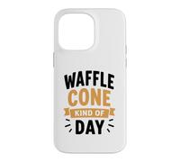 Carcasa para iPhone 14 Pro MAX Ice Cream Dessert Summer Food Humor Waffle Cone Kind of Day