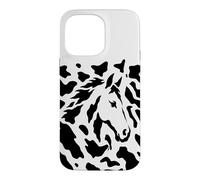 Carcasa para iPhone 14 Pro MAX Ilusión de Cabeza de Caballo Oculto