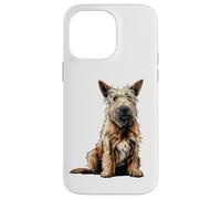 Carcasa para iPhone 14 Pro MAX Ilustración de Perro Berger Picard