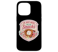 Carcasa para iPhone 14 Pro MAX I'm Just Here For The Snacks Baseball Match Day Fan Mujer