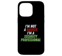 Carcasa para iPhone 14 Pro MAX Im Not A Hacker Im A Security Professional OPSEC Cyber Humor