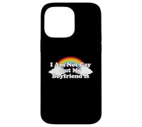Carcasa para iPhone 14 Pro MAX I'm Not Gay But My Boyfriend Is