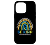 Carcasa para iPhone 14 Pro MAX In October We Wear Blue Yellow Kind Down Syndrome Awareness
