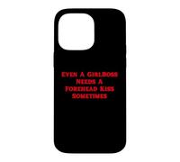 Carcasa para iPhone 14 Pro MAX Incluso un Girlboss Necesita Un Beso En La Frente A Veces Lindo Y2K
