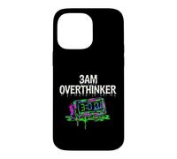 Carcasa para iPhone 14 Pro MAX Insomnia 3AM Overthinker Melting Clock Aesthetic