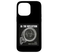 Carcasa para iPhone 14 Pro MAX Inteligencia Artificial Espejo Datos Self Cyberpunk Large AI