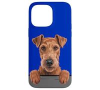Carcasa para iPhone 14 Pro MAX Irish Terrier Divertido Peeking Pocket Daredevil Dog Lover