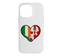 Carcasa para iPhone 14 Pro MAX Irlanda Norte e Irlanda Amistad Corazón Gráfico