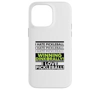 Carcasa para iPhone 14 Pro MAX Irónico Jugador de Pickleball Aficionado a Beber un Tiro