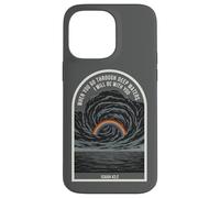 Carcasa para iPhone 14 Pro MAX Isaías 43 2 Verso de la Biblia de fe Cristiana Rainbow Deep Waters