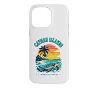 Carcasa para iPhone 14 Pro MAX Islas Caimán Caribbean Paradise Sea Turtle Sunset Camiseta