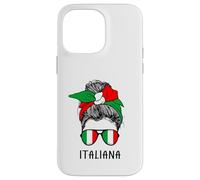 Carcasa para iPhone 14 Pro MAX Italian Italiana Girl Italian Heritage Italy Flag