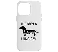 Carcasa para iPhone 14 Pro MAX Its Been a Long Day Dachshund Funny Doxie Mom Dachshund Mama